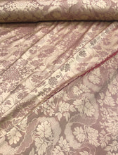 Reversible damask fabric 54&quot; wide  beautiful gold wine combination color poly damask jaquard fabric sold by the yard
