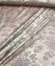 Reversible damask fabric 54&quot; wide  beautiful gold wine combination color poly damask jaquard fabric sold by the yard