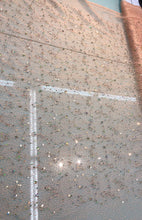 Mesh fabric with sequin embroidery, beautiful champagne color mesh with gold sequin 52&quot; wide fabric sold by the yard