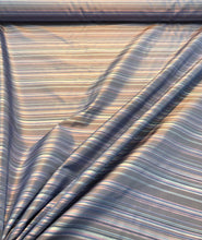 Silky taffeta stripe 45&quot; wide   Beautiful purple lilac shades taffeta fabric sold by the yard