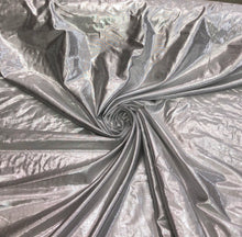 Silver color Matalic cotton fabric 44&quot; wide   Beautiful silver color matalic cotton fabric sold by the yard