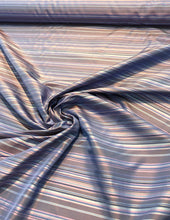 Silky taffeta stripe 45&quot; wide   Beautiful purple lilac shades taffeta fabric sold by the yard