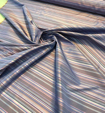 Silky taffeta stripe 45&quot; wide   Beautiful purple lilac shades taffeta fabric sold by the yard