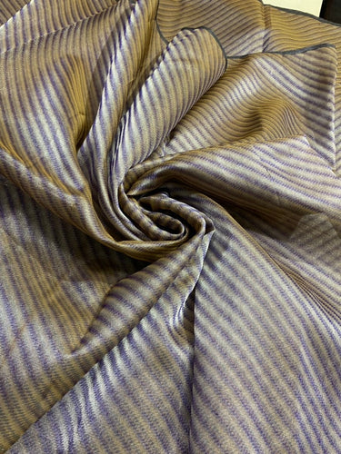 Matalic tissure organza 45" wide   Beautiful copper purple color sold by the yard   Best use for Appearel & home decore