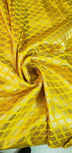 Yellow gold brocade 45&quot; wide.  Beautiful yellow gold jacquard brocade sold by the yard. Best use for theatrical costumes