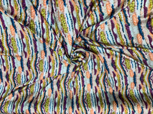 Designer digital printed Charmouse fabric 54â wide.  Beautiful multi color print sold by the yard.  Best use for apparel