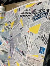 Designer digital printed Charmouse fabric 54â wide.  Beautiful newspaper print fabric sold by the yard.  Best use for fashion & apparel