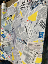 Designer digital printed Charmouse fabric 54â wide.  Beautiful newspaper print fabric sold by the yard.  Best use for fashion & apparel
