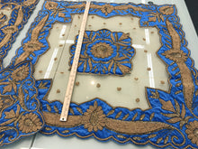 Decorated hand crafted table mates, sold by the set of 4