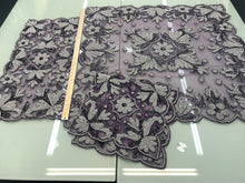 Hand embroidered table mat, sold by the set of 4 pcs