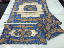 Decorated hand crafted table mates, sold by the set of 4