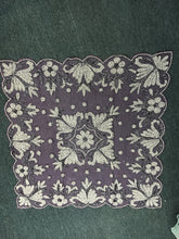 Hand embroidered table mat, sold by the set of 4 pcs