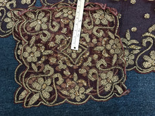 Decorated hand embroidered table mats, sold by the set of 4 pcs.